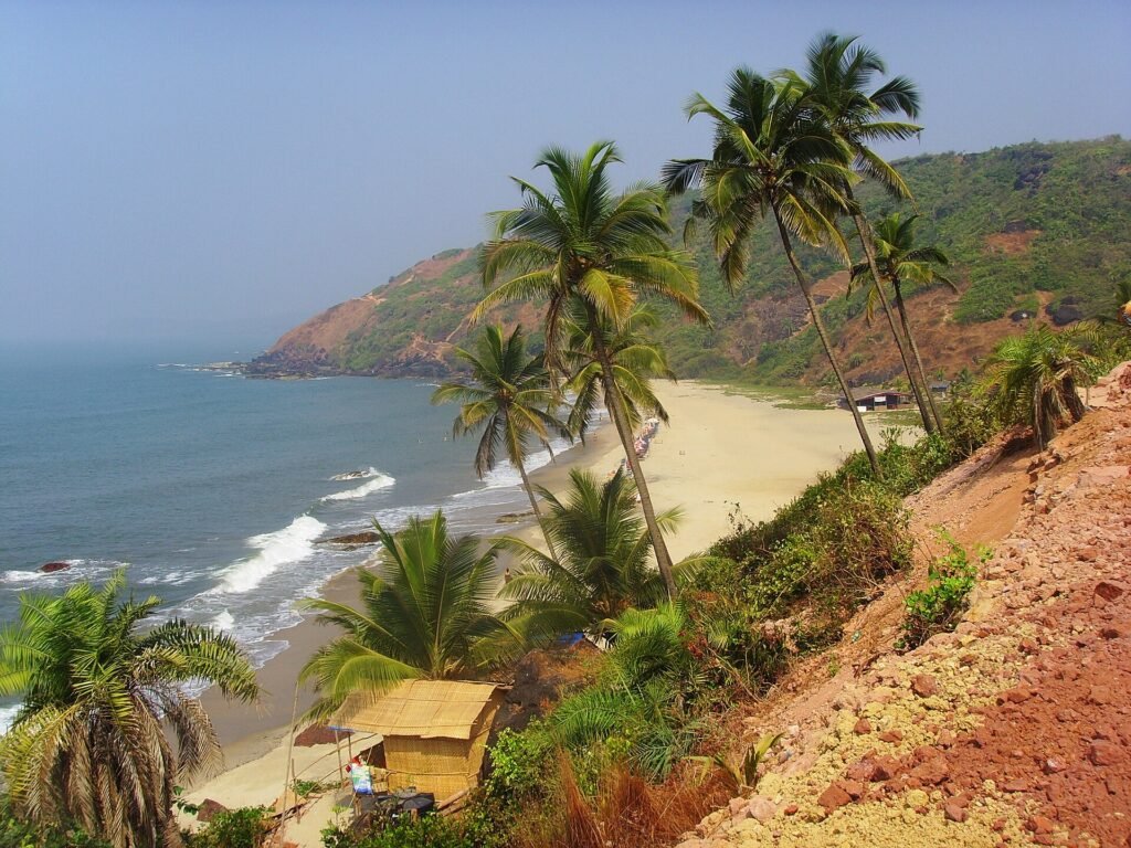 Arambol beach cove, North Goa