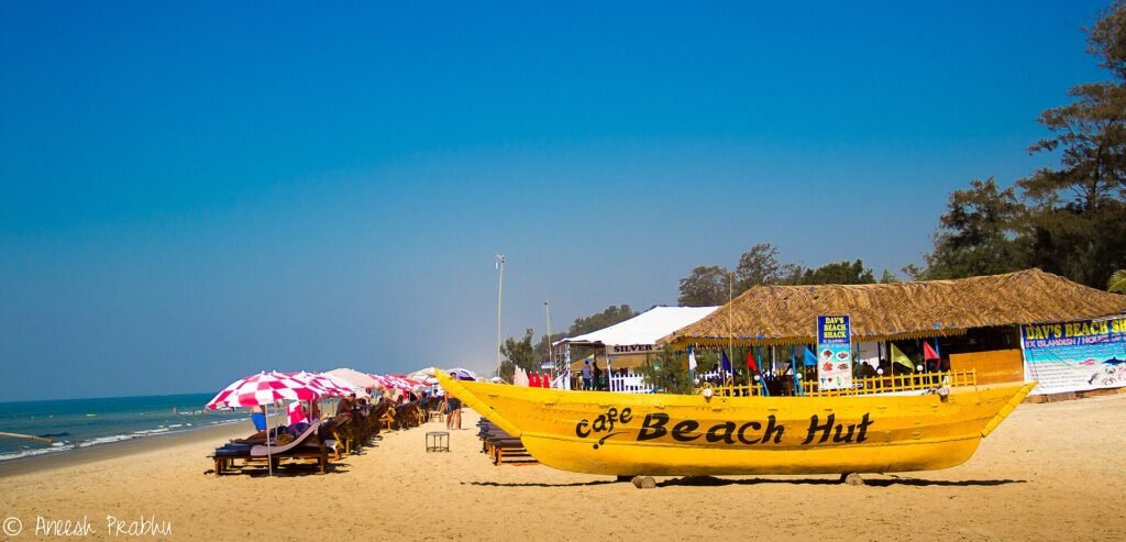 Beach shacks on Baga beach, Goa