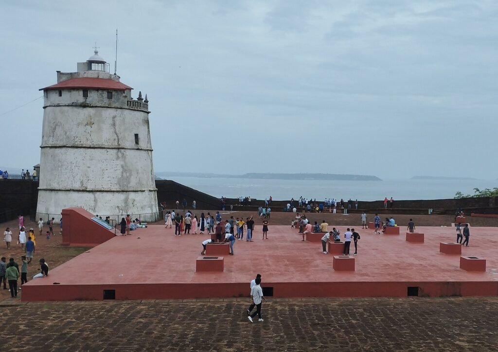 Fort Aguada lighthouse near Candolim, Goa