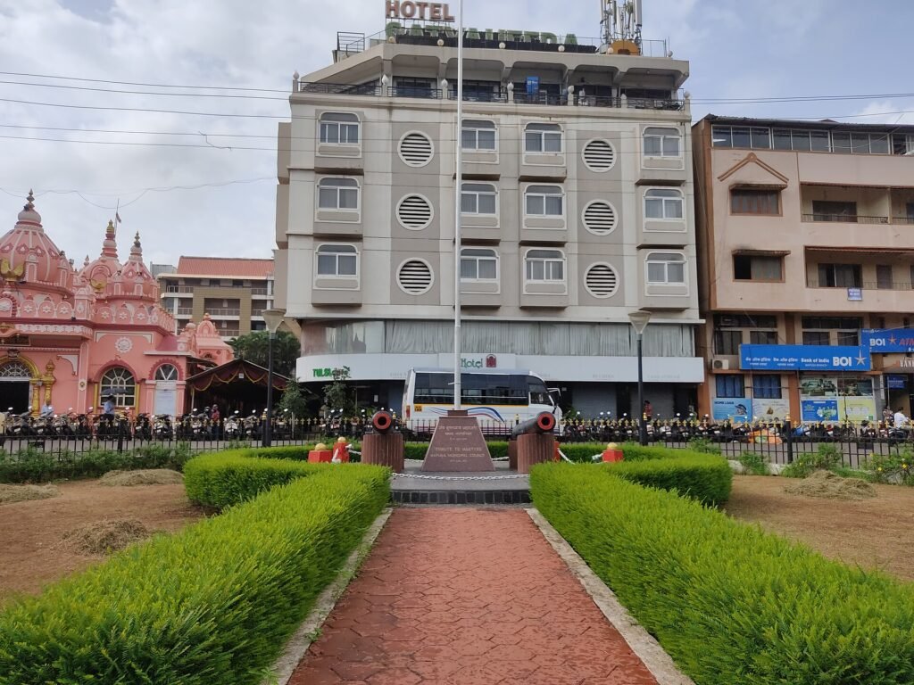Hutatma Chowk in Mapusa town, Goa